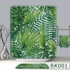 Nordic cactus 3D shower curtain digital printing polyester cloth bathroom waterproof partition curtain toilet curtain
