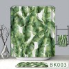 Nordic cactus 3D shower curtain digital printing polyester cloth bathroom waterproof partition curtain toilet curtain