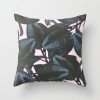 Fashion tropical plant polyester pillow cover office fabric sofa cushion cover home peach skin velvet pillow cover