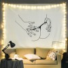Hanging cloth tapestry Nordic style background cloth living room bedroom decoration hanging cloth drawing custom tapestry