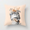 Home pillow Summer Beach Resort wind pillow peach skin velvet pillow case