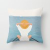Home pillow Summer Beach Resort wind pillow peach skin velvet pillow case