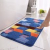 Door dust removal floor mat door mat bathroom toilet water absorption anti-skid mat double-layer flocking household bedroom carpet