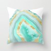 Simple fashion summer fresh mint green peach skin velvet pillow case cushion pillow case