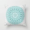 Simple fashion summer fresh mint green peach skin velvet pillow case cushion pillow case