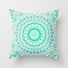 Simple fashion summer fresh mint green peach skin velvet pillow case cushion pillow case