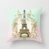 Simple fashion summer fresh mint green peach skin velvet pillow case cushion pillow case