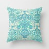 Simple fashion summer fresh mint green peach skin velvet pillow case cushion pillow case