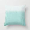 Simple fashion summer fresh mint green peach skin velvet pillow case cushion pillow case