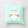 Simple fashion summer fresh mint green peach skin velvet pillow case cushion pillow case