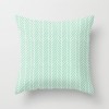 Simple fashion summer fresh mint green peach skin velvet pillow case cushion pillow case