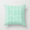 Simple fashion summer fresh mint green peach skin velvet pillow case cushion pillow case