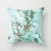 Simple fashion summer fresh mint green peach skin velvet pillow case cushion pillow case