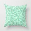 Simple fashion summer fresh mint green peach skin velvet pillow case cushion pillow case