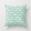 Simple fashion summer fresh mint green peach skin velvet pillow case cushion pillow case
