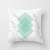 Simple fashion summer fresh mint green peach skin velvet pillow case cushion pillow case