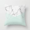 Simple fashion summer fresh mint green peach skin velvet pillow case cushion pillow case