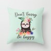 Simple fashion summer fresh mint green peach skin velvet pillow case cushion pillow case
