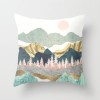 Simple fashion summer fresh mint green peach skin velvet pillow case cushion pillow case