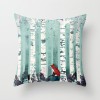 Simple fashion summer fresh mint green peach skin velvet pillow case cushion pillow case
