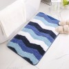 Flocking absorbent bathroom non slip floor mat door mat household bedroom balcony carpet
