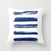 Creative ink blue geometric landscape pillow peach skin velvet pillow cover car sofa cushion cover