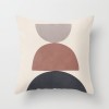 Modern simple and abstract pillow case simple geometric peach leather cushion