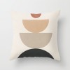 Modern simple and abstract pillow case simple geometric peach leather cushion