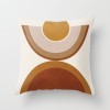 Modern simple and abstract pillow case simple geometric peach leather cushion
