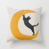 Modern simple and abstract pillow case simple geometric peach leather cushion