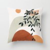 Modern simple and abstract pillow case simple geometric peach leather cushion