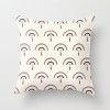 Modern simple and abstract pillow case simple geometric peach leather cushion