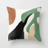 Modern simple and abstract pillow case simple geometric peach leather cushion