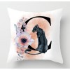 Rose golden Panther 26 English letter pillow cover rose English letter pillow cover