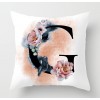 Rose golden Panther 26 English letter pillow cover rose English letter pillow cover