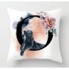 Rose golden Panther 26 English letter pillow cover rose English letter pillow cover