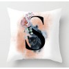Rose golden Panther 26 English letter pillow cover rose English letter pillow cover