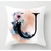 Rose golden Panther 26 English letter pillow cover rose English letter pillow cover