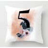 Rose golden Panther 26 English letter pillow cover rose English letter pillow cover