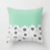 Daisy throw peach cover cushion case