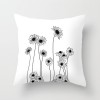 Daisy throw peach cover cushion case