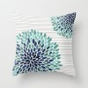 3pcs pillow case mint green yellow flower combination home decoration pink flower pillow