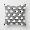 Lovely lamb pillow cover pleasant goat pillow short plush pillow