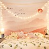 Home tapestry hanging cloth Japanese solar landscape wall hanging home bedside decoration background wall tapestry