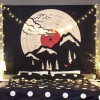 Home tapestry hanging cloth Japanese solar landscape wall hanging home bedside decoration background wall tapestry