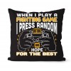 The keyboard handle of game fans is close to the pillow case, polyester pillow case and game fans