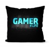 The keyboard handle of game fans is close to the pillow case, polyester pillow case and game fans