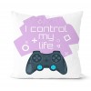 The keyboard handle of game fans is close to the pillow case, polyester pillow case and game fans