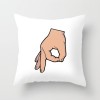 The keyboard handle of game fans is close to the pillow case, polyester pillow case and game fans