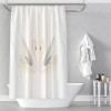 Nordic shower curtain ins digital printing polyester shower curtain waterproof, mildew proof and hole free shower curtain